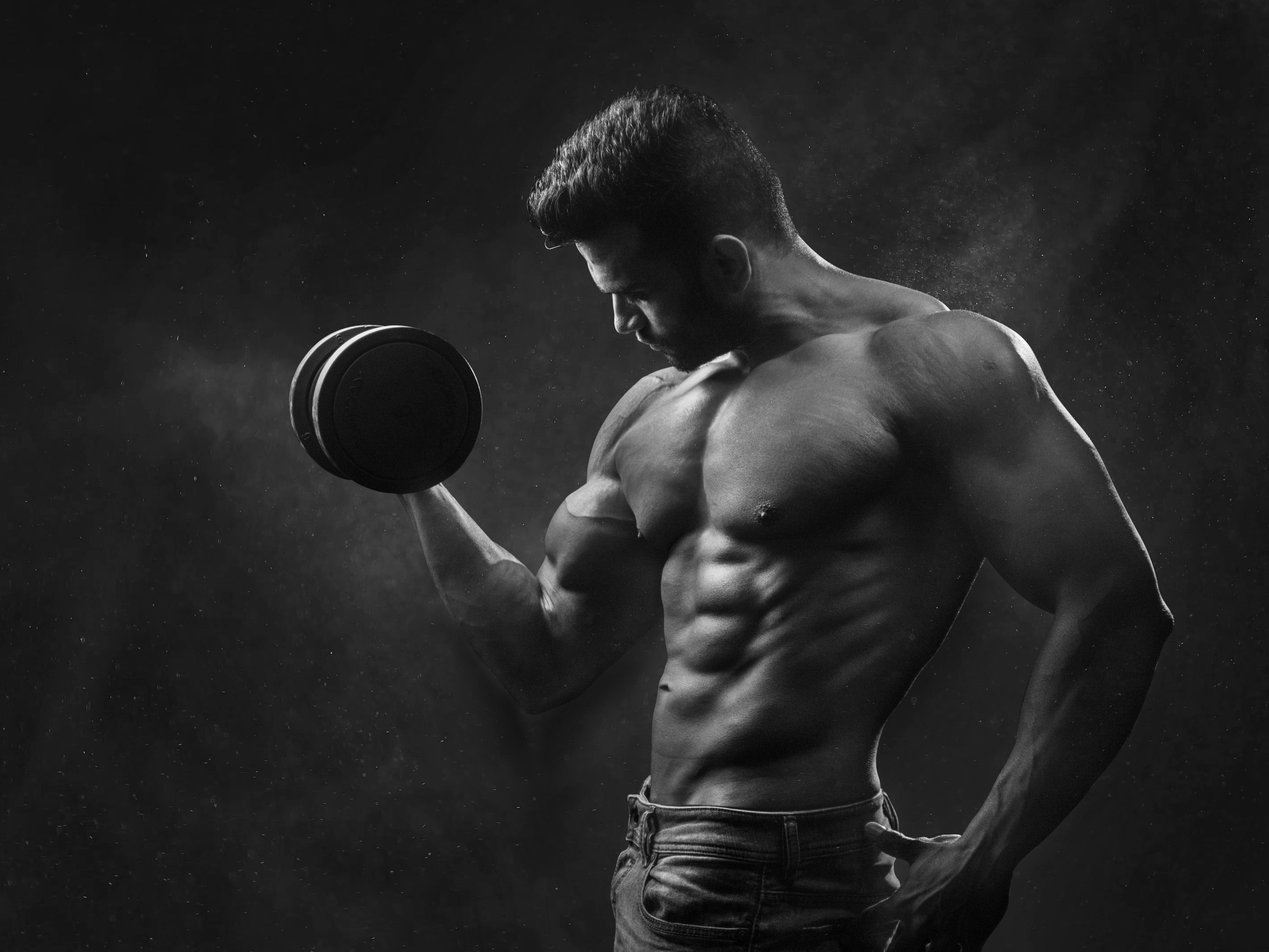 Strength training at GenZ Fitness